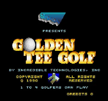 Golden Tee Golf (Joystick, v3.1) screen shot title